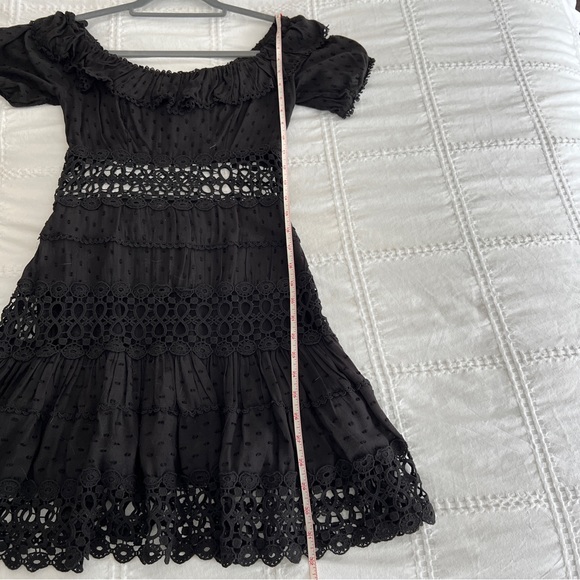 Free People Lace Mini Off-Shoulder Dress - Picture 14 of 14